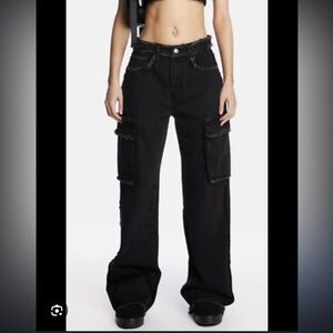 Momokrom distressed low rise denim